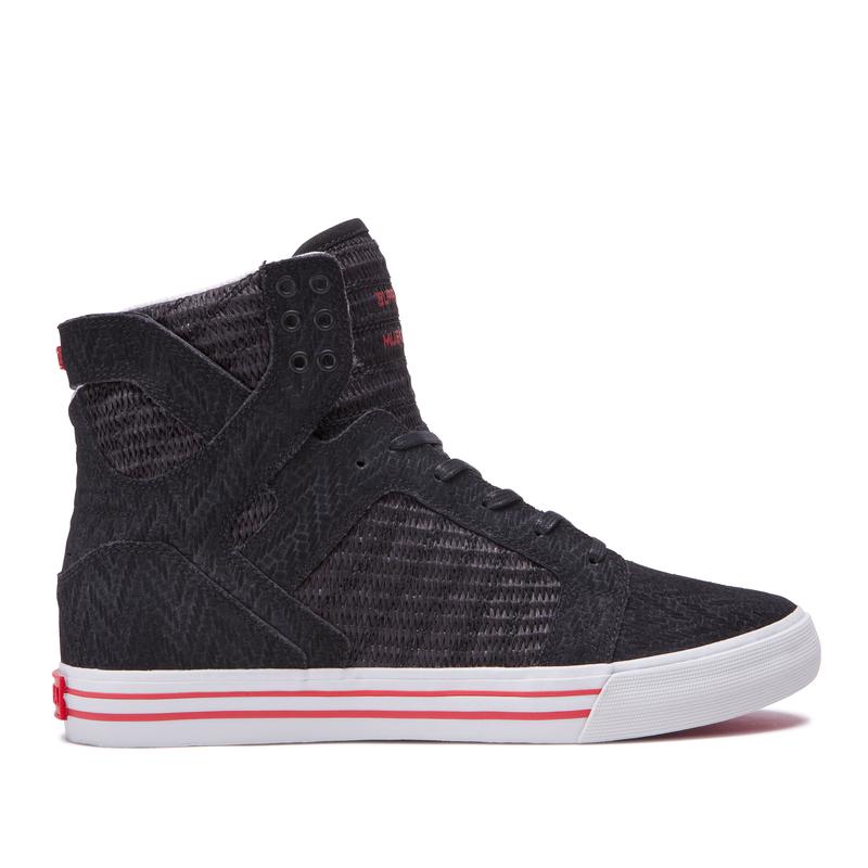 Supra SKYTOP - Bayan Boğazlı Ayakkabı - Siyah - Türkiye (12467NMSY)